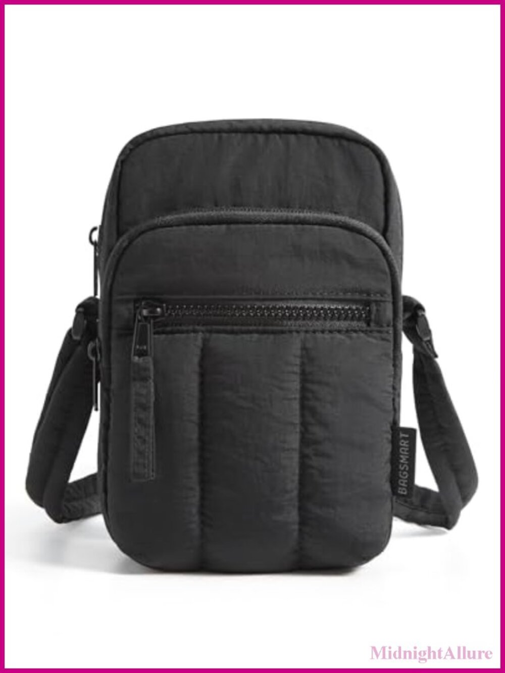RFID Blocking Crossbody Bag Mini Puffer Phone Purse Travel Wallet